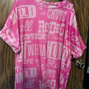 Pink Graphic T-Shirt
